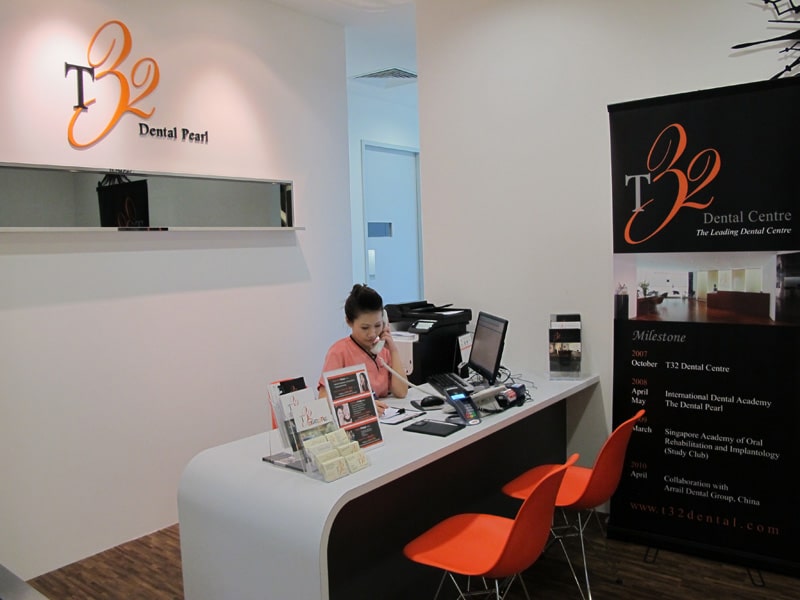 T32 Dental Pearl Jurong - Reception Area