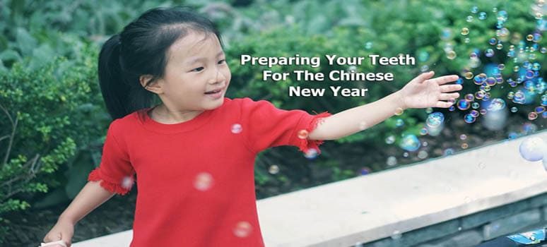 Preparing Your Teeth For The Chinese New Year - a girl playing with bubbles 2