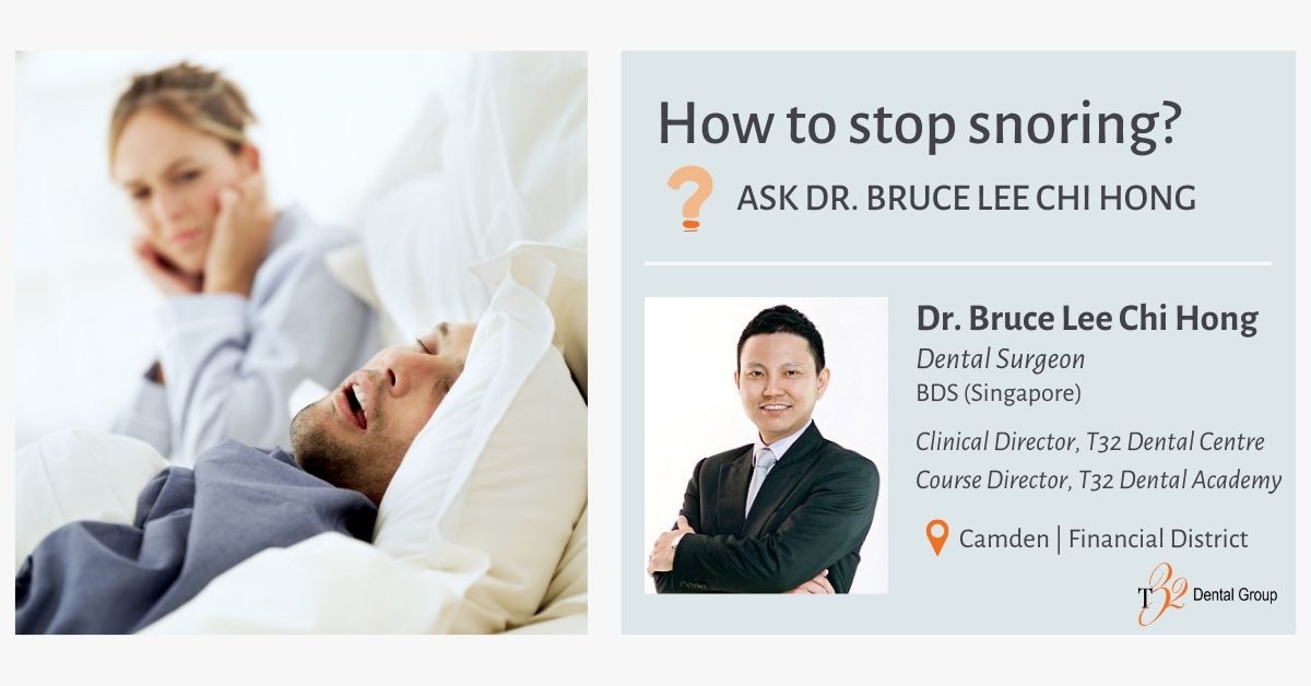 How to stop snoring? Ask Dr Bruce Lee Chi Hong 1